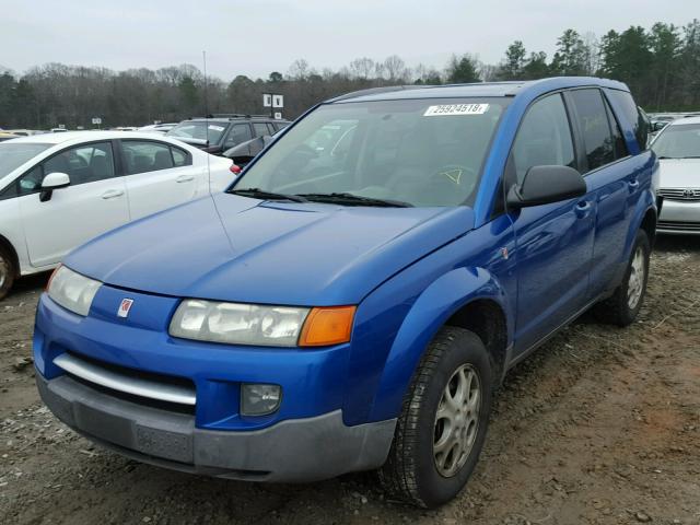 5GZCZ534X4S886934 - 2004 SATURN VUE BLUE photo 2