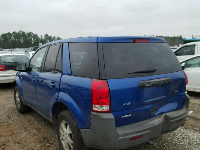 5GZCZ534X4S886934 - 2004 SATURN VUE BLUE photo 3