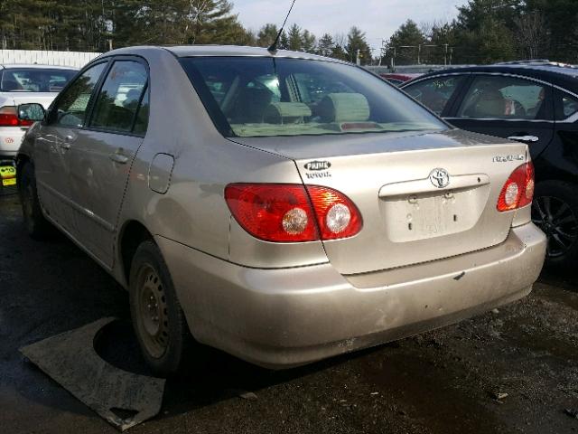 2T1BR32E36C689975 - 2006 TOYOTA COROLLA CE GOLD photo 3