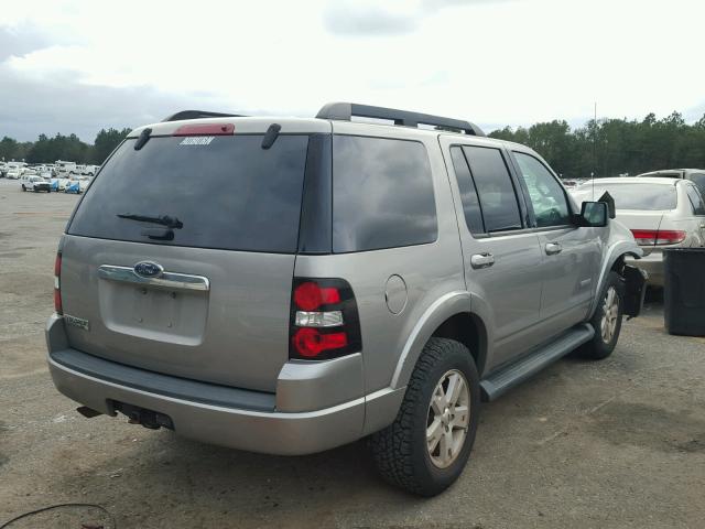 1FMEU63E48UA99670 - 2008 FORD EXPLORER X SILVER photo 4