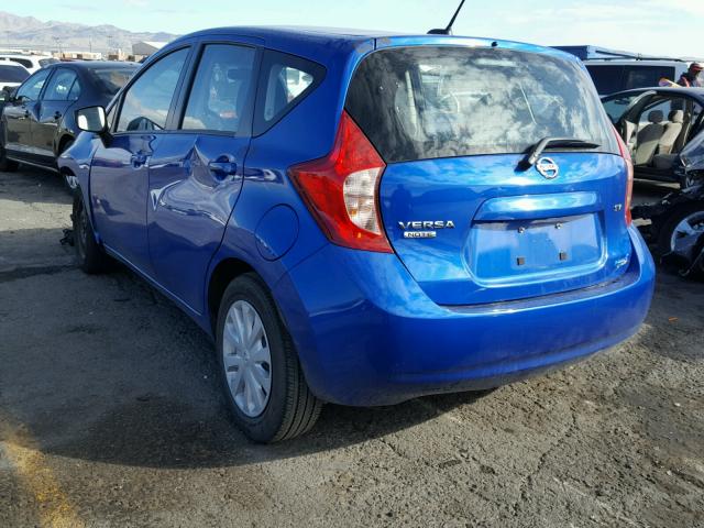 3N1CE2CP1GL401561 - 2016 NISSAN VERSA NOTE BLUE photo 3