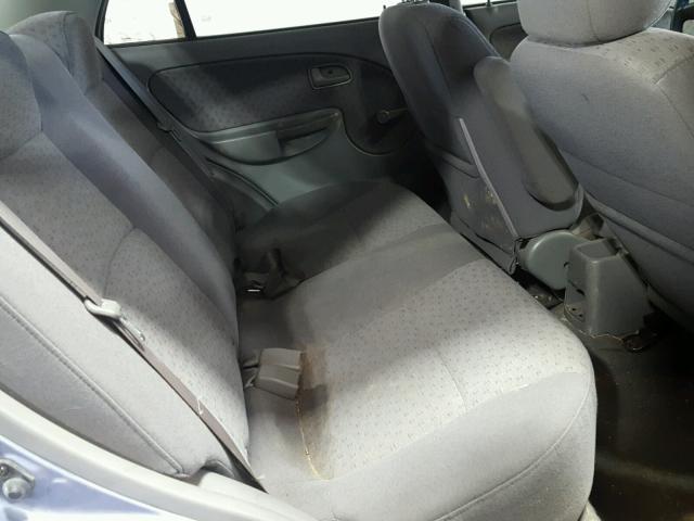 KNADC125336272421 - 2003 KIA RIO BLUE photo 6