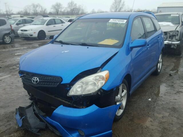 2T1KR32E27C647573 - 2007 TOYOTA COROLLA MA BLUE photo 2