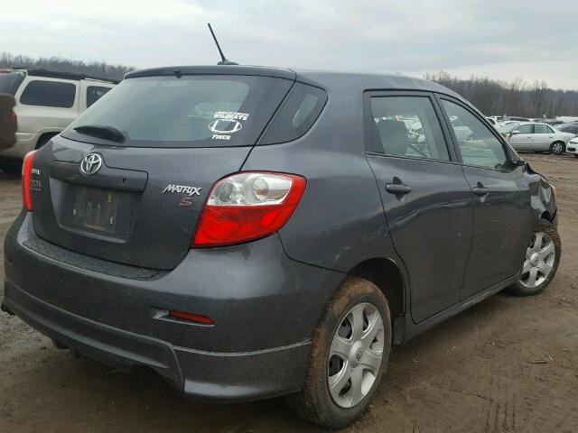 2T1KE40E99C012602 - 2009 TOYOTA COROLLA MA GRAY photo 4