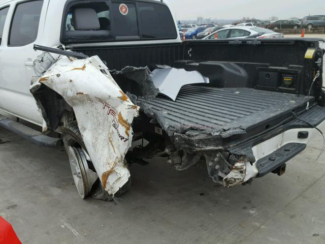 5TFLU4EN3DX065399 - 2013 TOYOTA TACOMA DOU WHITE photo 9