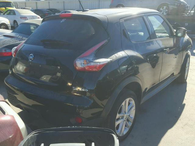 JN8AF5MV0FT565351 - 2015 NISSAN JUKE S BLACK photo 4