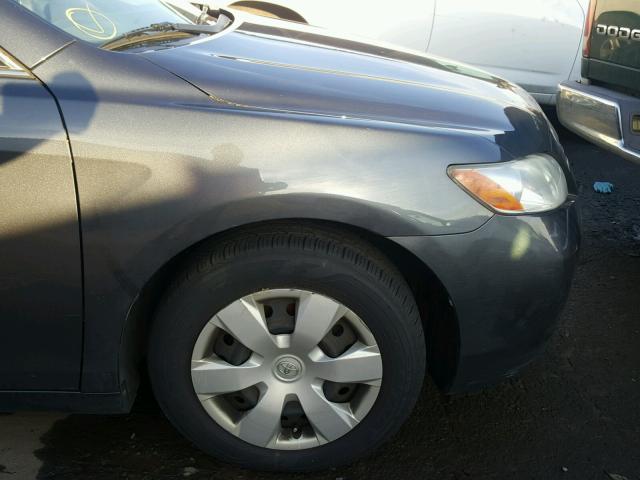 4T1BE46K48U747563 - 2008 TOYOTA CAMRY CE CHARCOAL photo 9