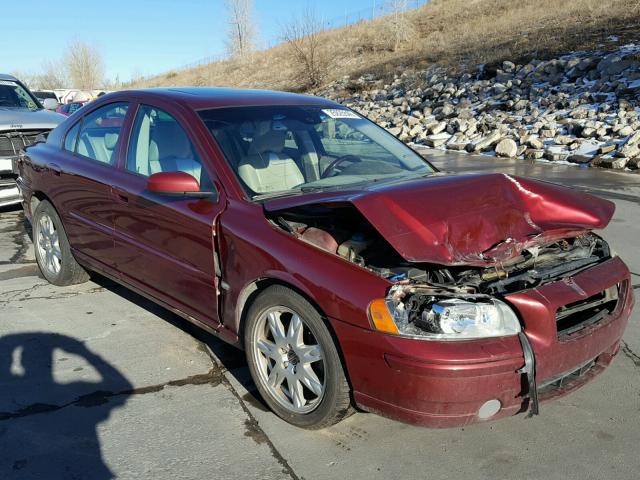 YV1RH592852445173 - 2005 VOLVO S60 2.5T BURGUNDY photo 1