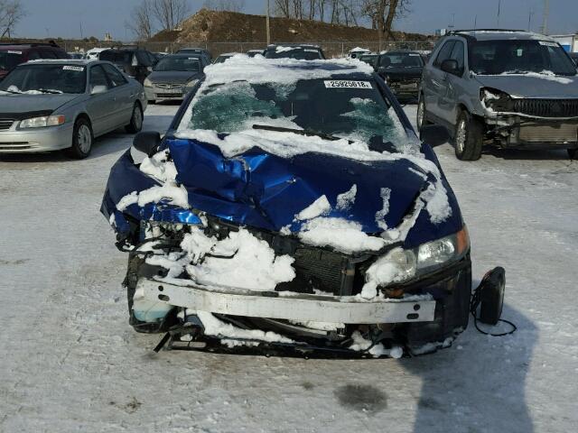 2HGFA16397H012993 - 2007 HONDA CIVIC DX BLUE photo 9