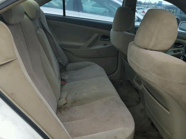 4T4BF3EK5AR018685 - 2010 TOYOTA CAMRY BASE WHITE photo 6