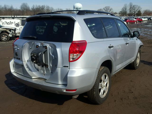 JTMBD33V286089309 - 2008 TOYOTA RAV4 SILVER photo 4