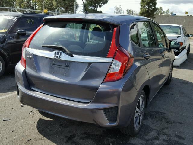 3HGGK5H8XFM749461 - 2015 HONDA FIT EX CHARCOAL photo 4