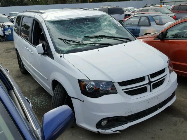 2C4RDGEG8HR674389 - 2017 DODGE GRAND CARA WHITE photo 1