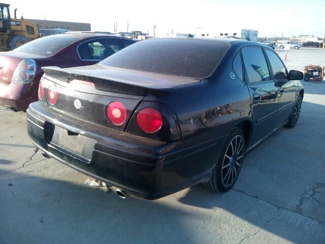 2G1WP551649293699 - 2004 CHEVROLET IMPALA SS BLACK photo 4