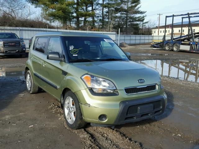 KNDJT2A21B7332966 - 2011 KIA SOUL + GREEN photo 1