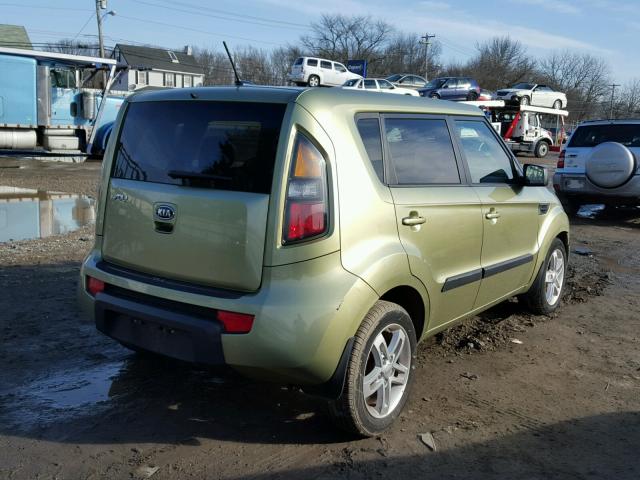 KNDJT2A21B7332966 - 2011 KIA SOUL + GREEN photo 4