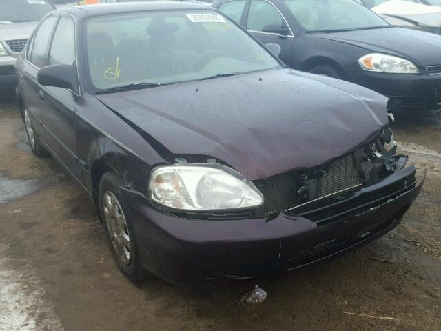 1HGEJ6679YL063474 - 2000 HONDA CIVIC LX MAROON photo 1