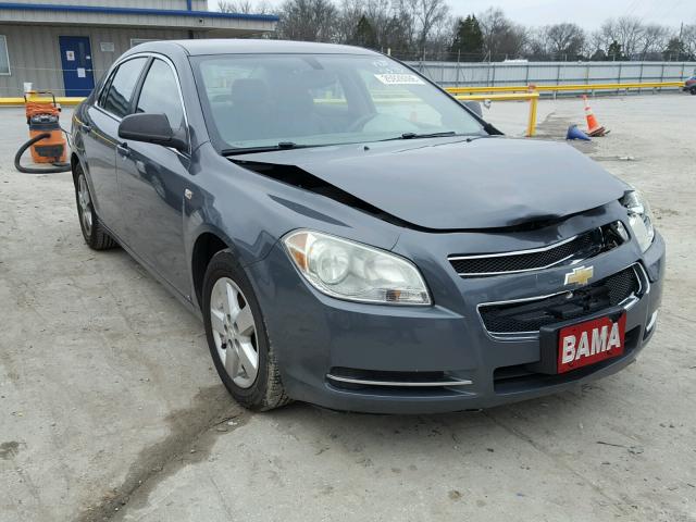 1G1ZG57B28F165573 - 2008 CHEVROLET MALIBU LS GRAY photo 1