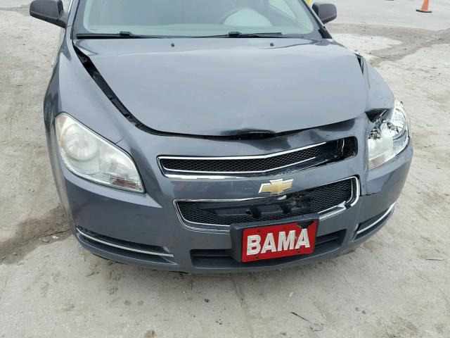 1G1ZG57B28F165573 - 2008 CHEVROLET MALIBU LS GRAY photo 9