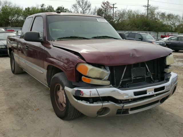 2GTEC19T831115647 - 2003 GMC NEW SIERRA BURGUNDY photo 1