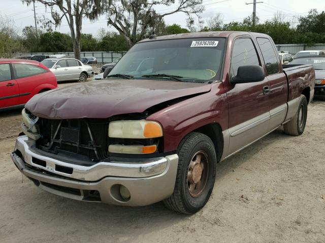 2GTEC19T831115647 - 2003 GMC NEW SIERRA BURGUNDY photo 2