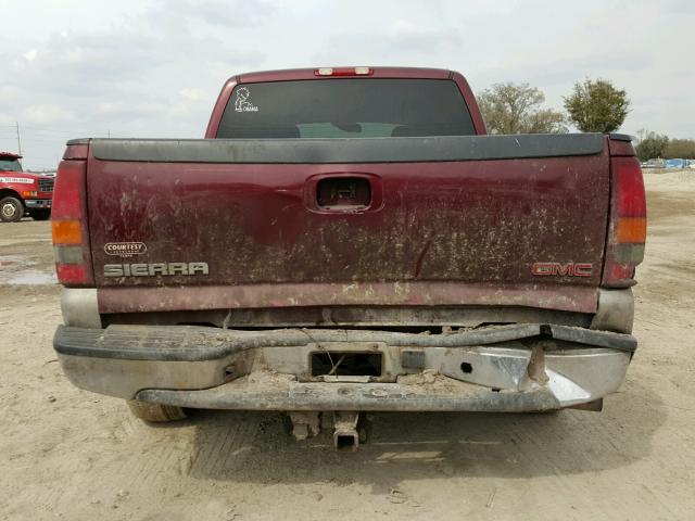 2GTEC19T831115647 - 2003 GMC NEW SIERRA BURGUNDY photo 9