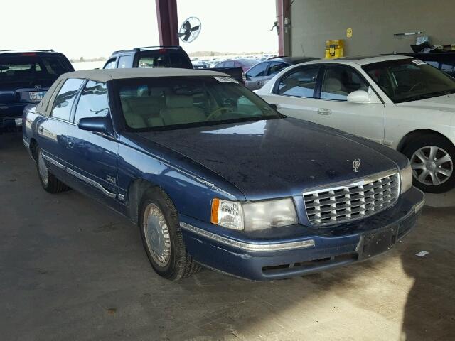 1G6KD54Y0WU766227 - 1998 CADILLAC DEVILLE BLUE photo 1