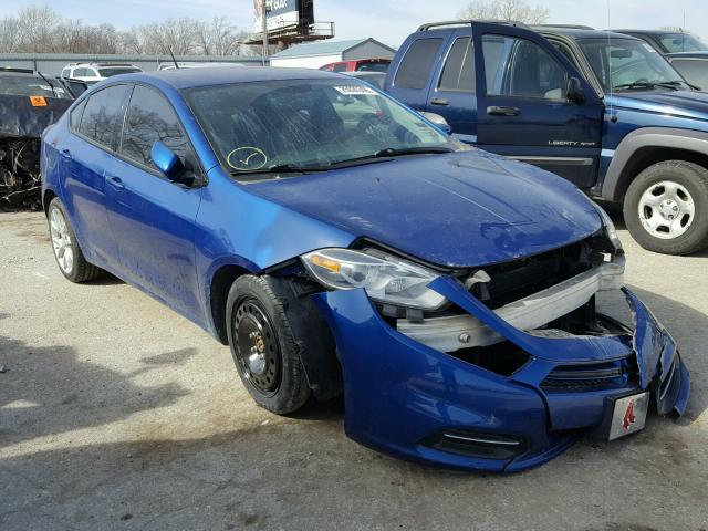 1C3CDFBA1DD131399 - 2013 DODGE DART SXT BLUE photo 1