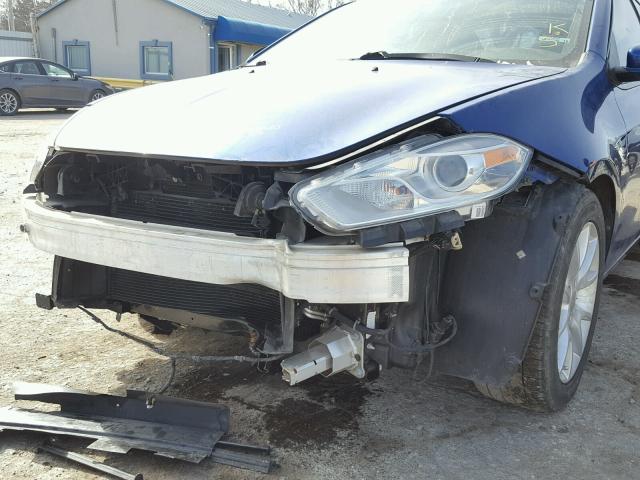 1C3CDFBA1DD131399 - 2013 DODGE DART SXT BLUE photo 9