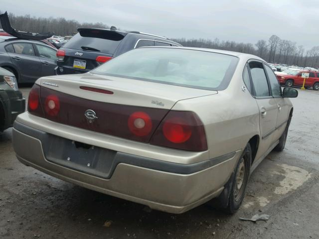 2G1WF52E239286323 - 2003 CHEVROLET IMPALA 棕色 照片 4