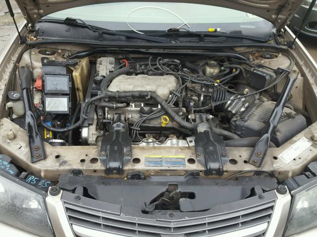 2G1WF52E239286323 - 2003 CHEVROLET IMPALA TAN photo 7