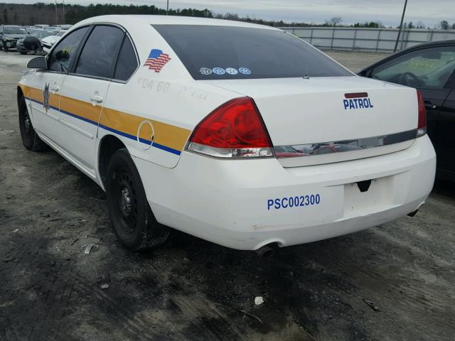 2G1WS551169376667 - 2006 CHEVROLET IMPALA POL WHITE photo 3