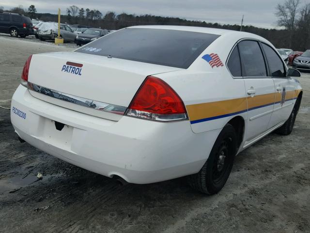 2G1WS551169376667 - 2006 CHEVROLET IMPALA POL WHITE photo 4