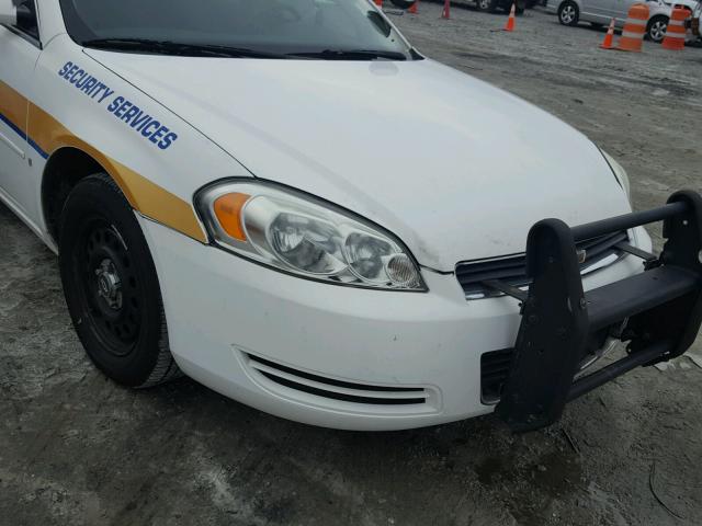 2G1WS551169376667 - 2006 CHEVROLET IMPALA POL WHITE photo 9