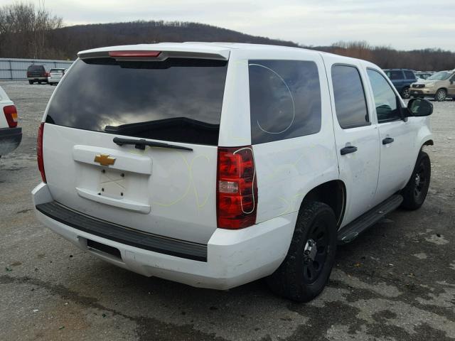 1GNLC2E07DR336519 - 2013 CHEVROLET TAHOE POLI WHITE photo 4