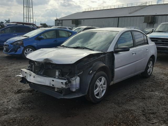 1G8AZ55F87Z152581 - 2007 SATURN ION LEVEL SILVER photo 2
