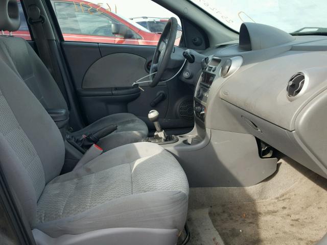 1G8AZ55F87Z152581 - 2007 SATURN ION LEVEL SILVER photo 5
