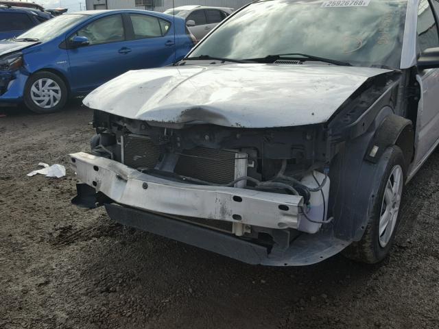 1G8AZ55F87Z152581 - 2007 SATURN ION LEVEL SILVER photo 9