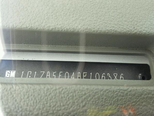 1G1ZA5E04AF106386 - 2010 CHEVROLET MALIBU LS თეთრი ფოტო 10