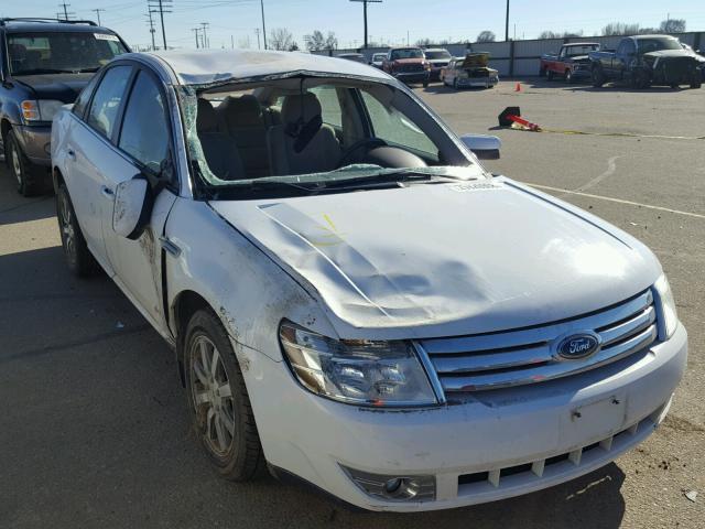 1FAHP24W98G163246 - 2008 FORD TAURUS SEL WHITE photo 1