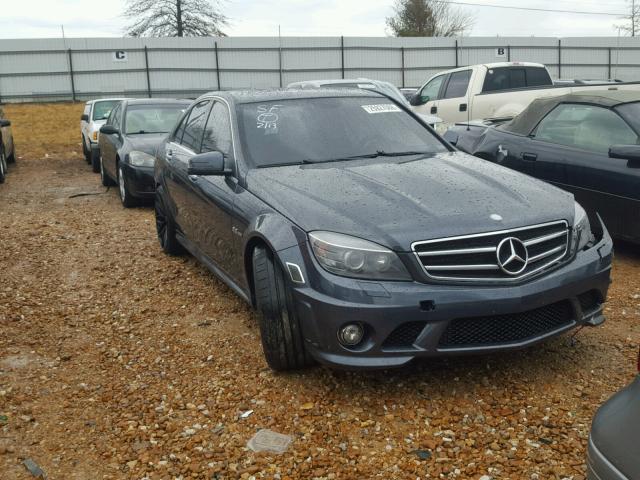 WDDGF7HB4BF543708 - 2011 MERCEDES-BENZ C 63 AMG GRAY photo 1