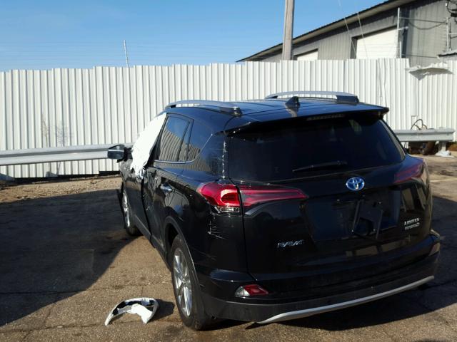 JTMDJREV6GD058883 - 2016 TOYOTA RAV4 HV LI BLACK photo 3