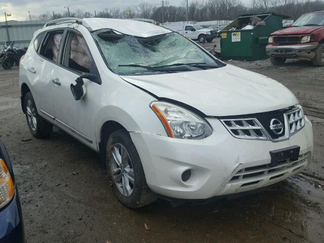 JN8AS5MT8CW250222 - 2012 NISSAN ROGUE S WHITE photo 1