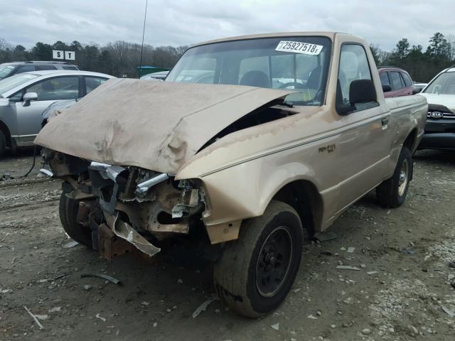 1FTCR10A6RTA41004 - 1994 FORD RANGER BEIGE photo 2