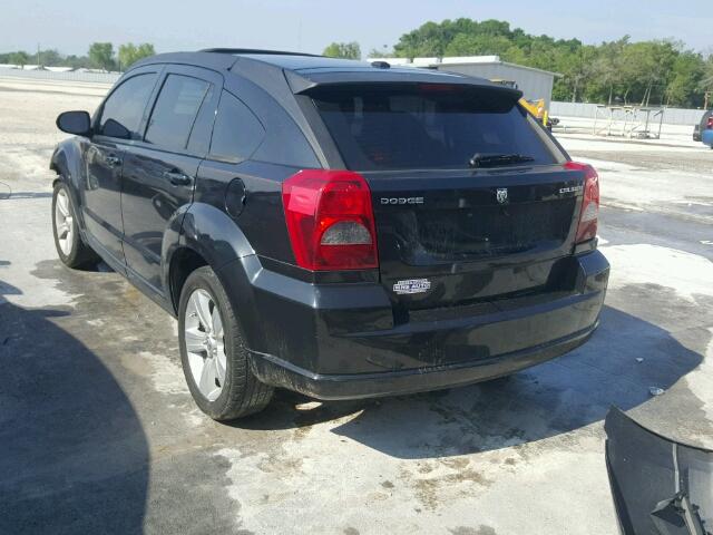 1B3CB3HA8AD604445 - 2010 DODGE CALIBER MA BLACK photo 3