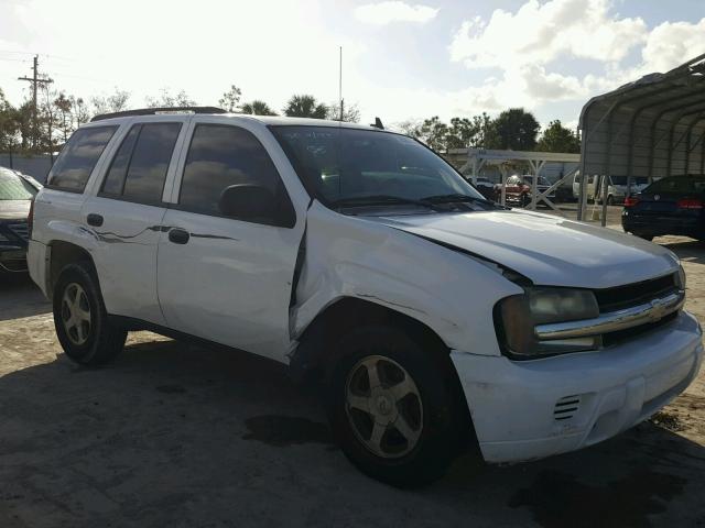 1GNDS13S362310176 - 2006 CHEVROLET TRAILBLAZE WHITE photo 1