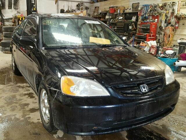 1HGEM22543L006547 - 2003 HONDA CIVIC LX BLACK photo 1