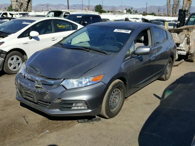 JHMZE2H38CS006493 - 2012 HONDA INSIGHT GRAY photo 2