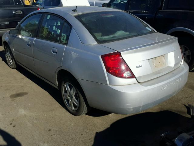 1G8AJ55F87Z157223 - 2007 SATURN ION LEVEL SILVER photo 3