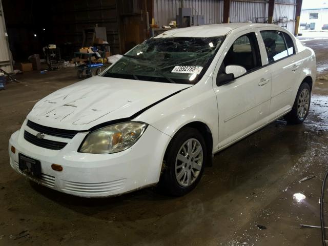 1G1AD5F57A7151153 - 2010 CHEVROLET COBALT 1LT WHITE photo 2